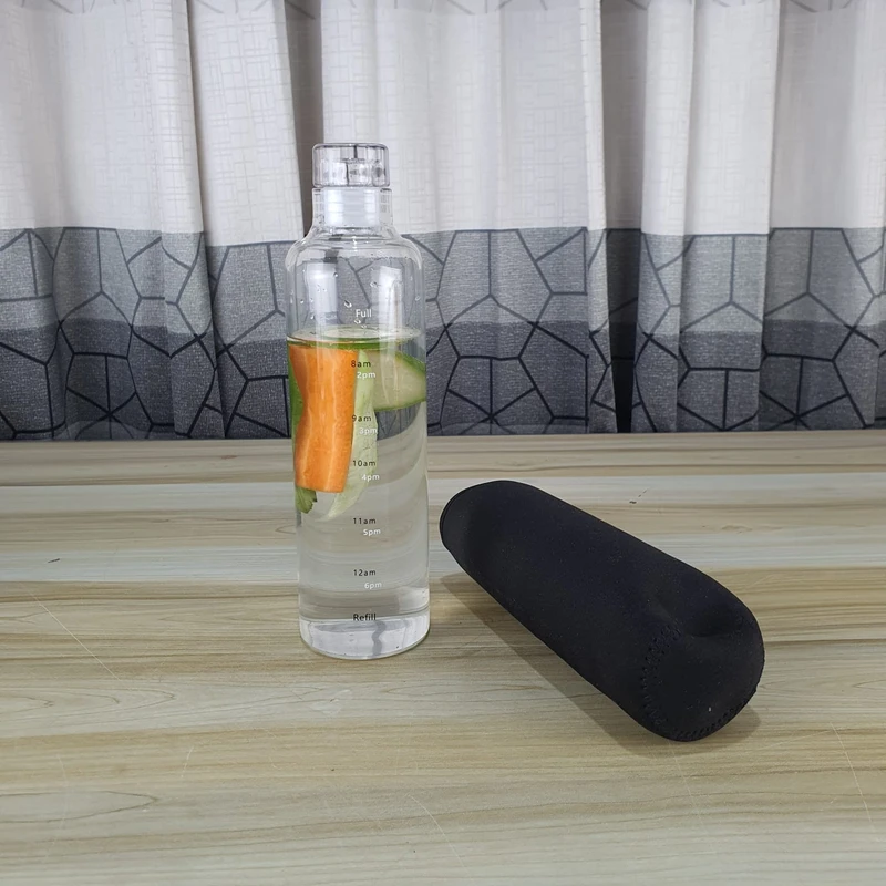 Time Management Water Bottle With Bag