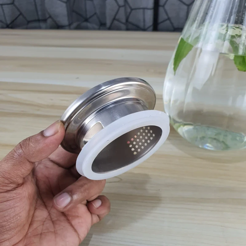 1.8 liter Glass Water jug Step (DAM)
