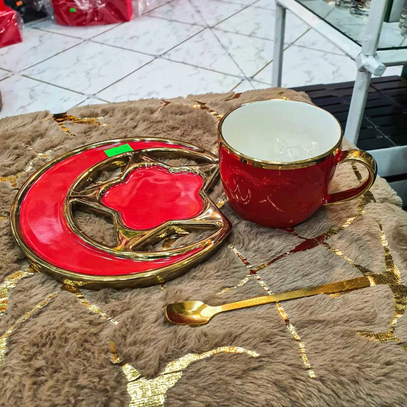 Ceramic Cup with Tray Star 6-7 (ESM) - Image 3