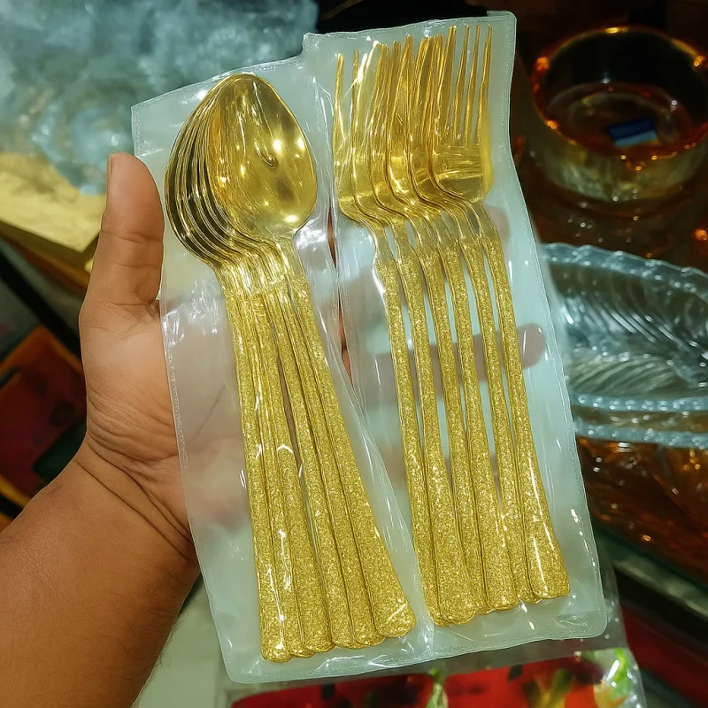 Golden Table Spoon