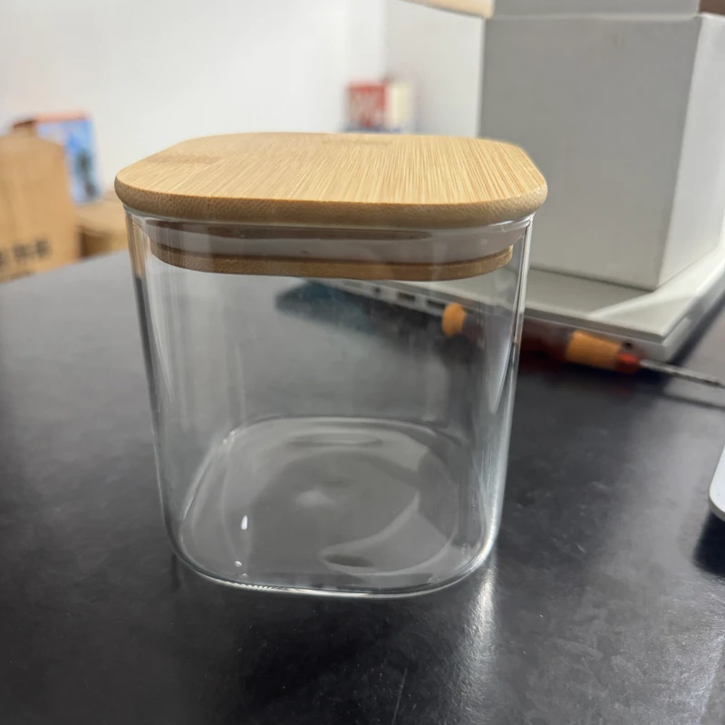 600ml Square Airtight Jar