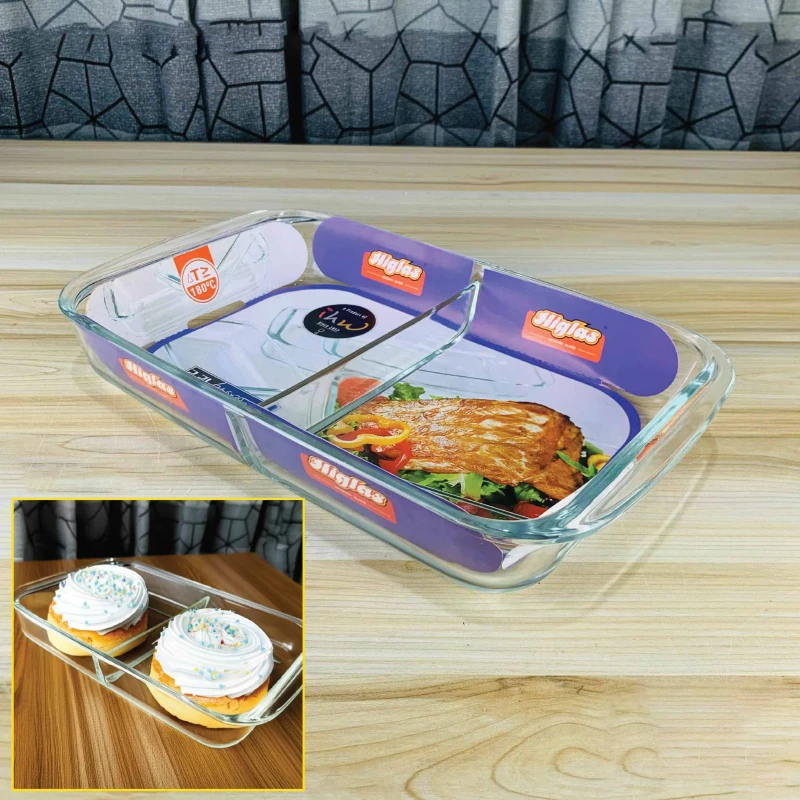 2.2 Liter Rectangular Divided Dish- IHW