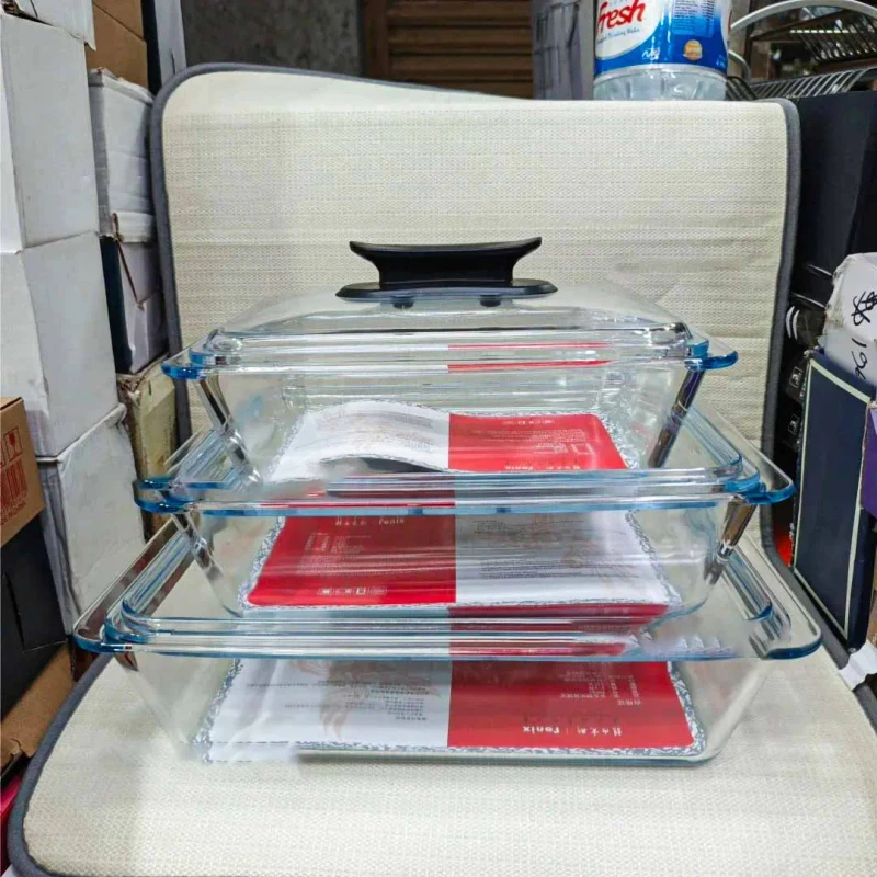 Big Size Rectangular Serving Dish with Lid (CSMM)