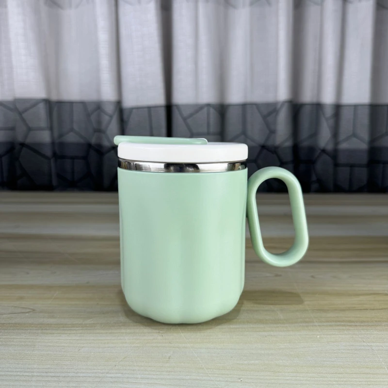 304 Grade Stainless Steel Coffee Mug With Lid