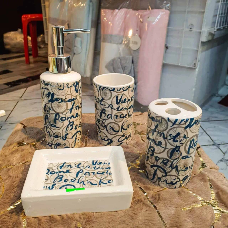 4pcs Ceramic Soap Dispenser (PPMM)