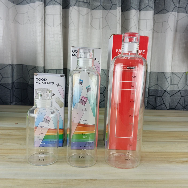 Time Management Water Bottle