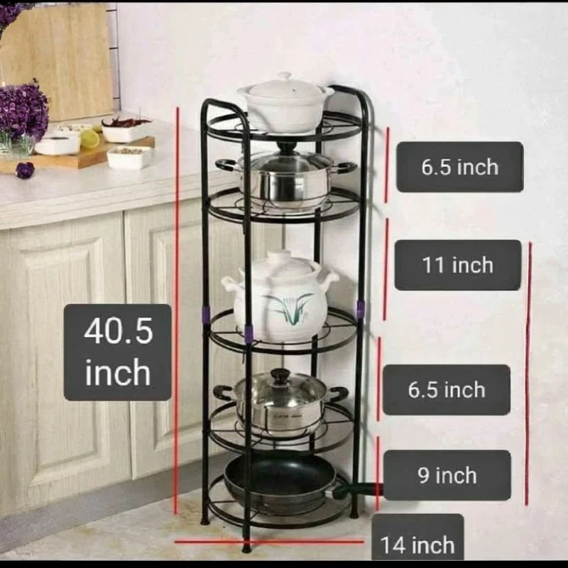 Kitchen Pot Rack 5 Layer - Image 4