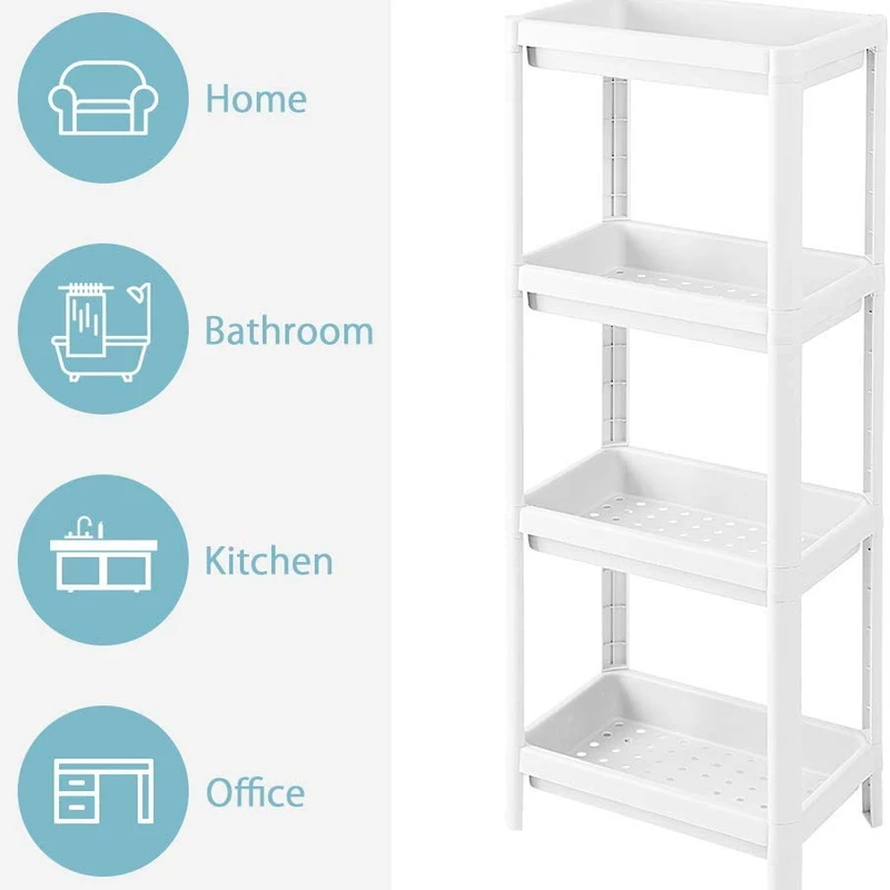 4 Tiers Rectangular Storage Rack - Image 3