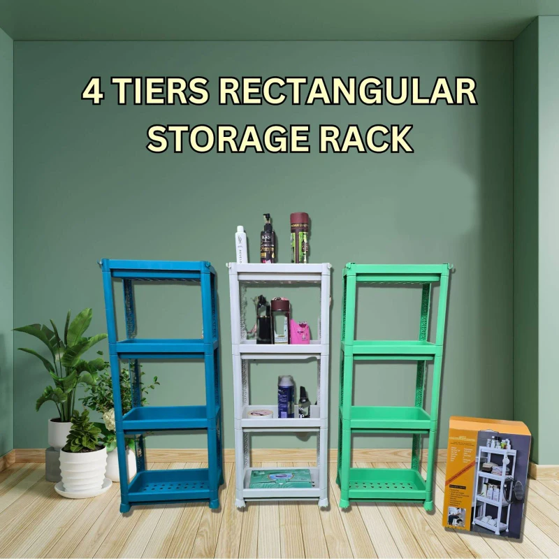 4 Tiers Rectangular Storage Rack - Image 6