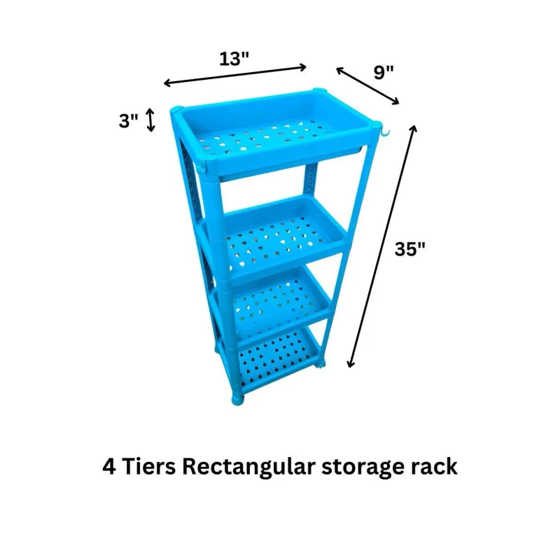 4 Tiers Rectangular Storage Rack - Image 7