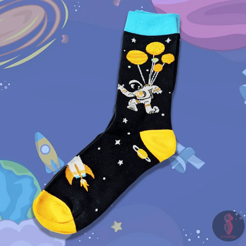 Happy Astronaut socks