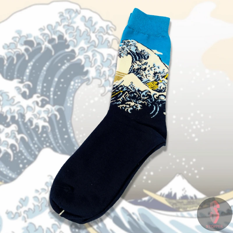 The great wave socks