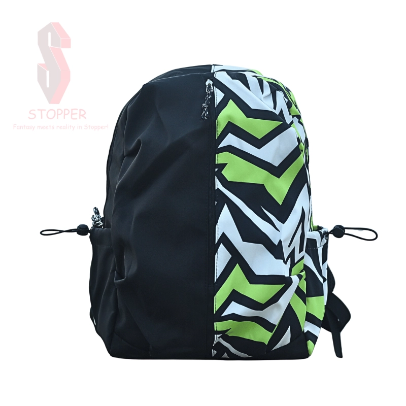 Half colorful design (mix green)