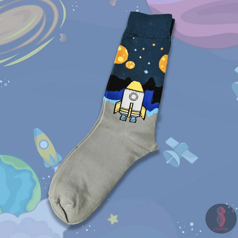 Spaceship socks