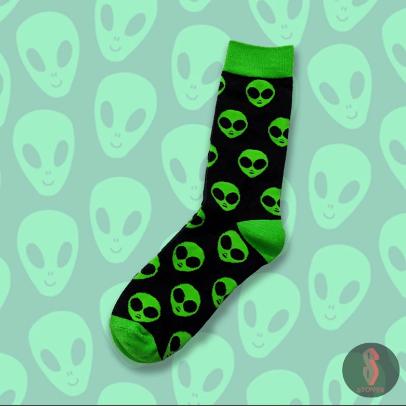 Alien head socks