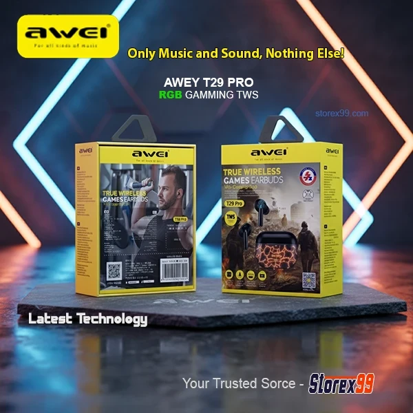 Awei T29 Pro Bluetooth RGB Gaming TWS