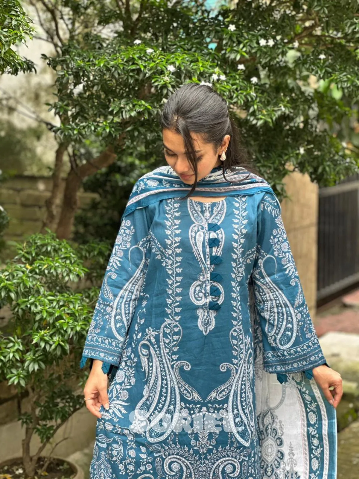 Printed Cotton Collection (Sea Green)