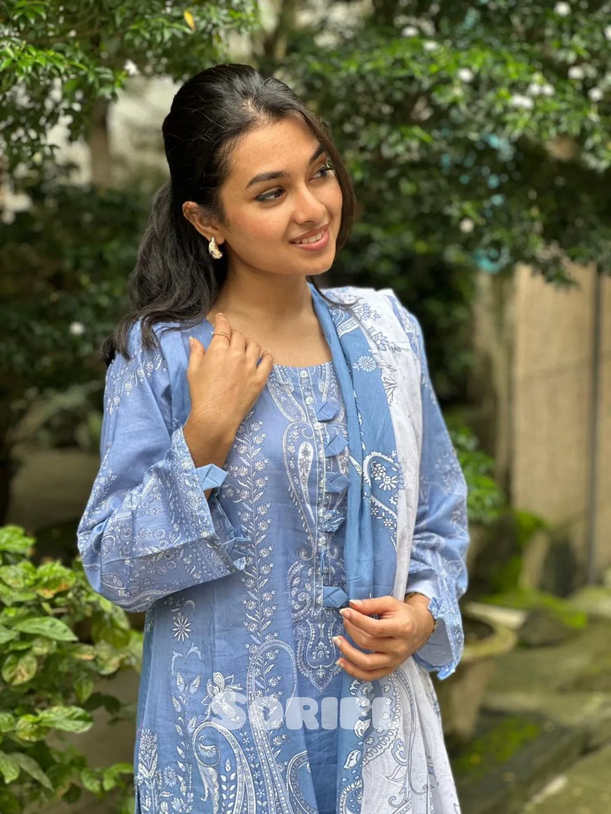 Printed Cotton Collection (Sky Blue)