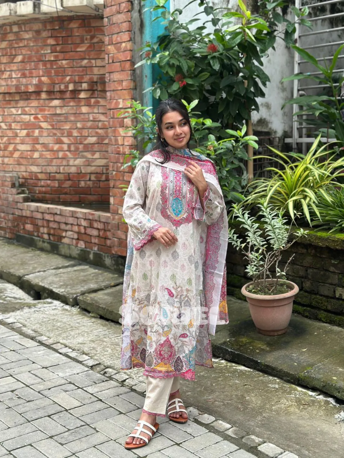 Printed Cotton Collection (Off-White)