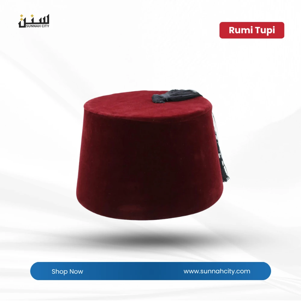 Rumi Tupi – Maroon Makmal Fabric - Image 3