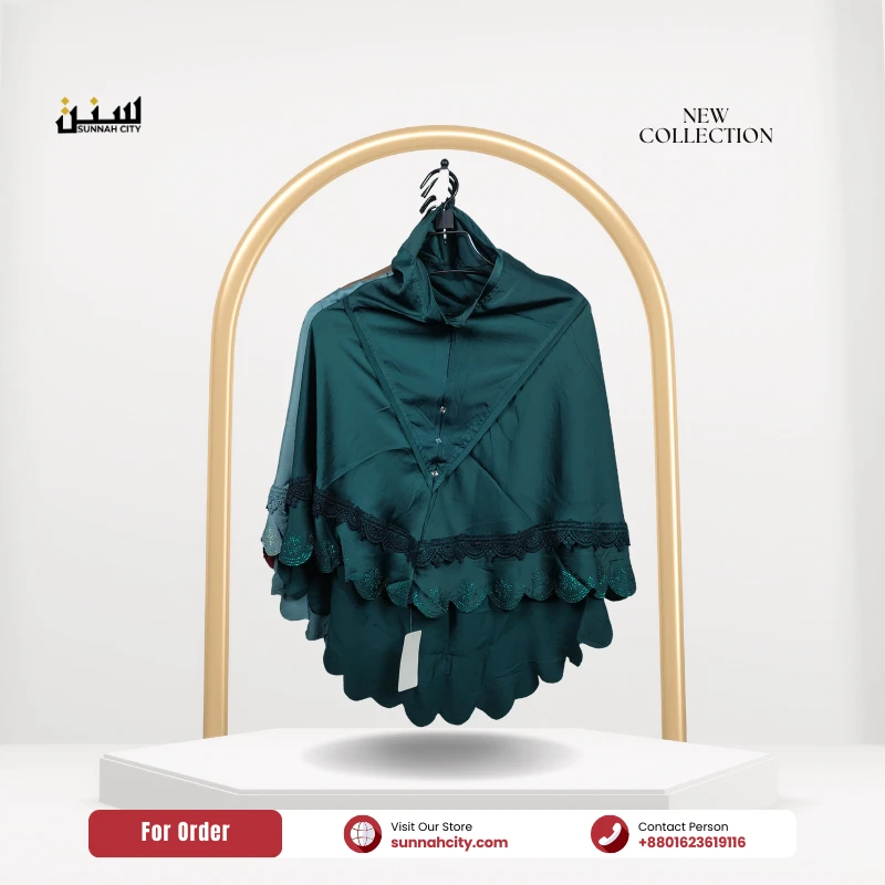 Malaysian Ready Hijab (Teal Green)