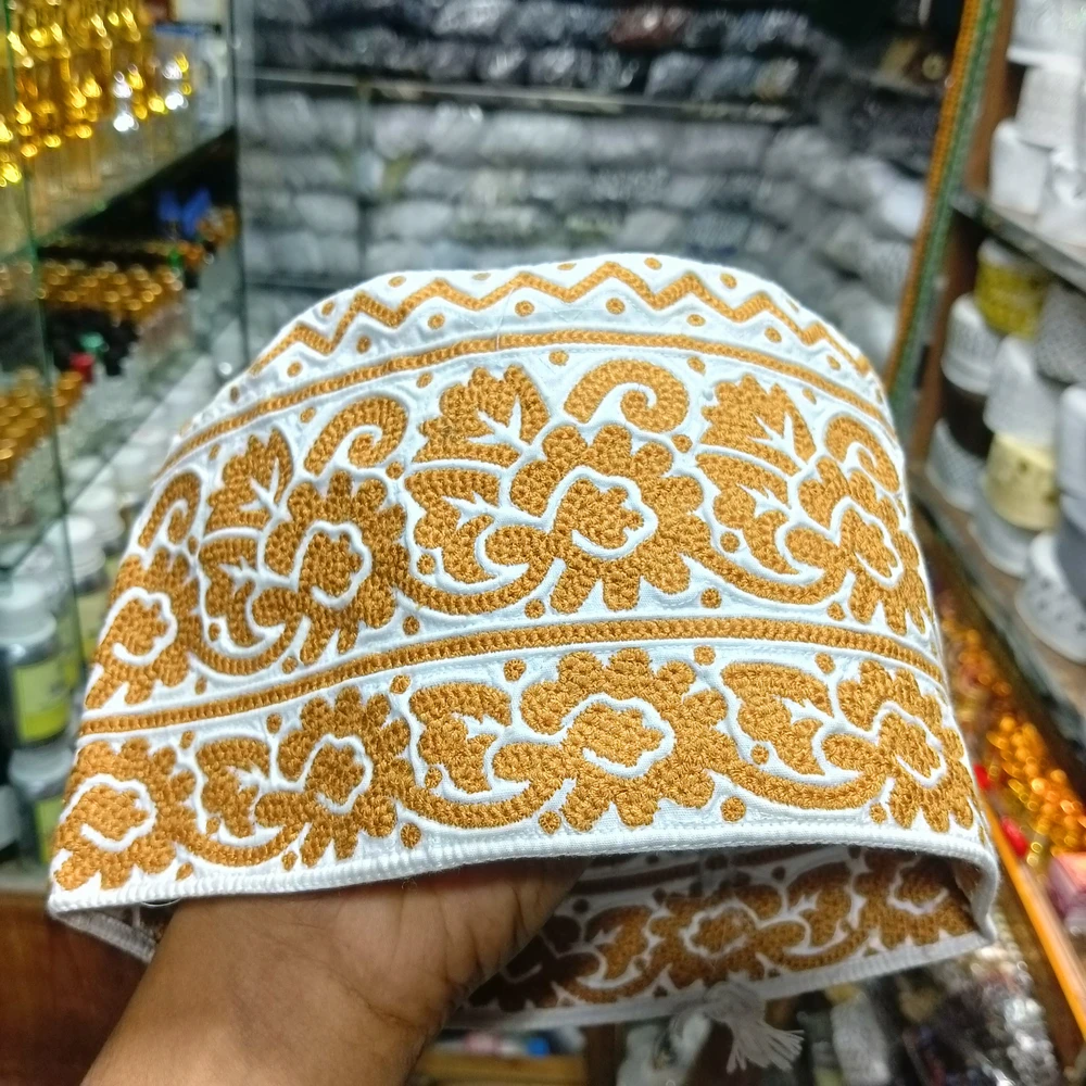 Omani Cotton Tupi 55 Size | Comfortable Fit