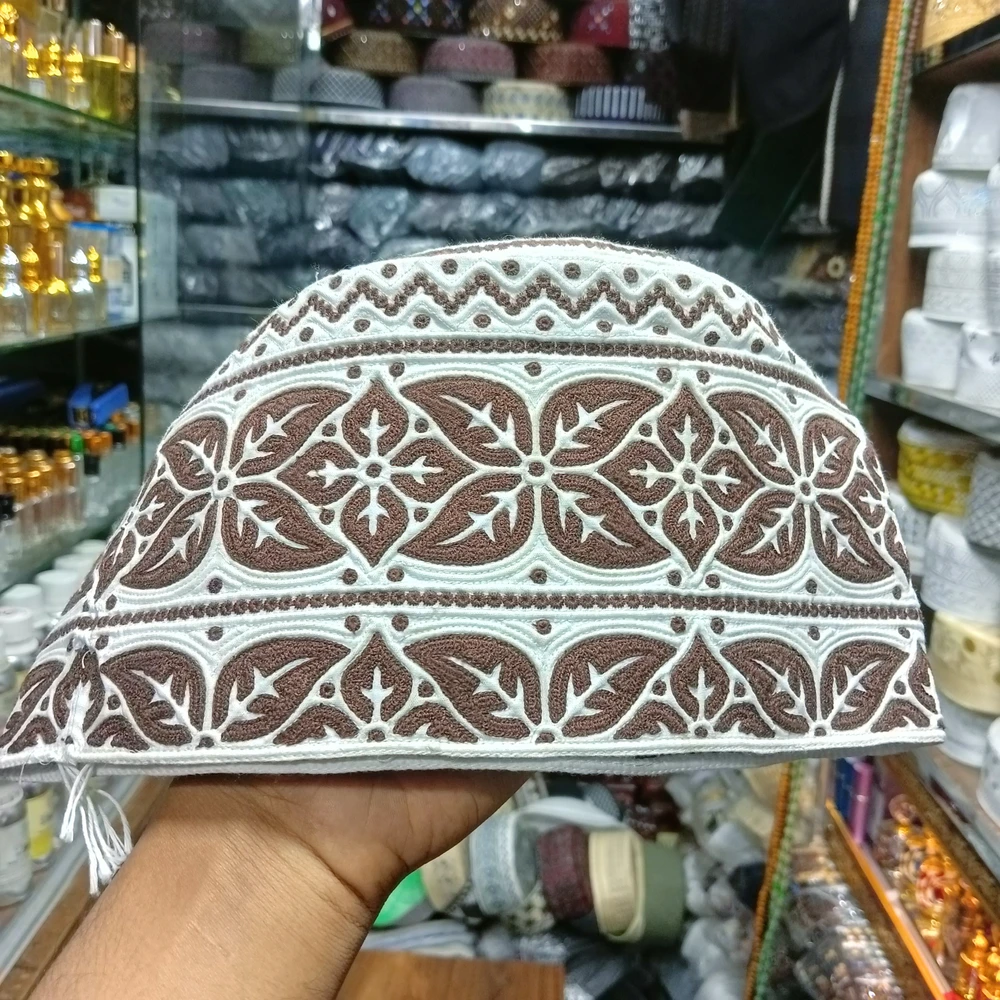 Handmade Omani Cap 55 Size | Premium Cotton