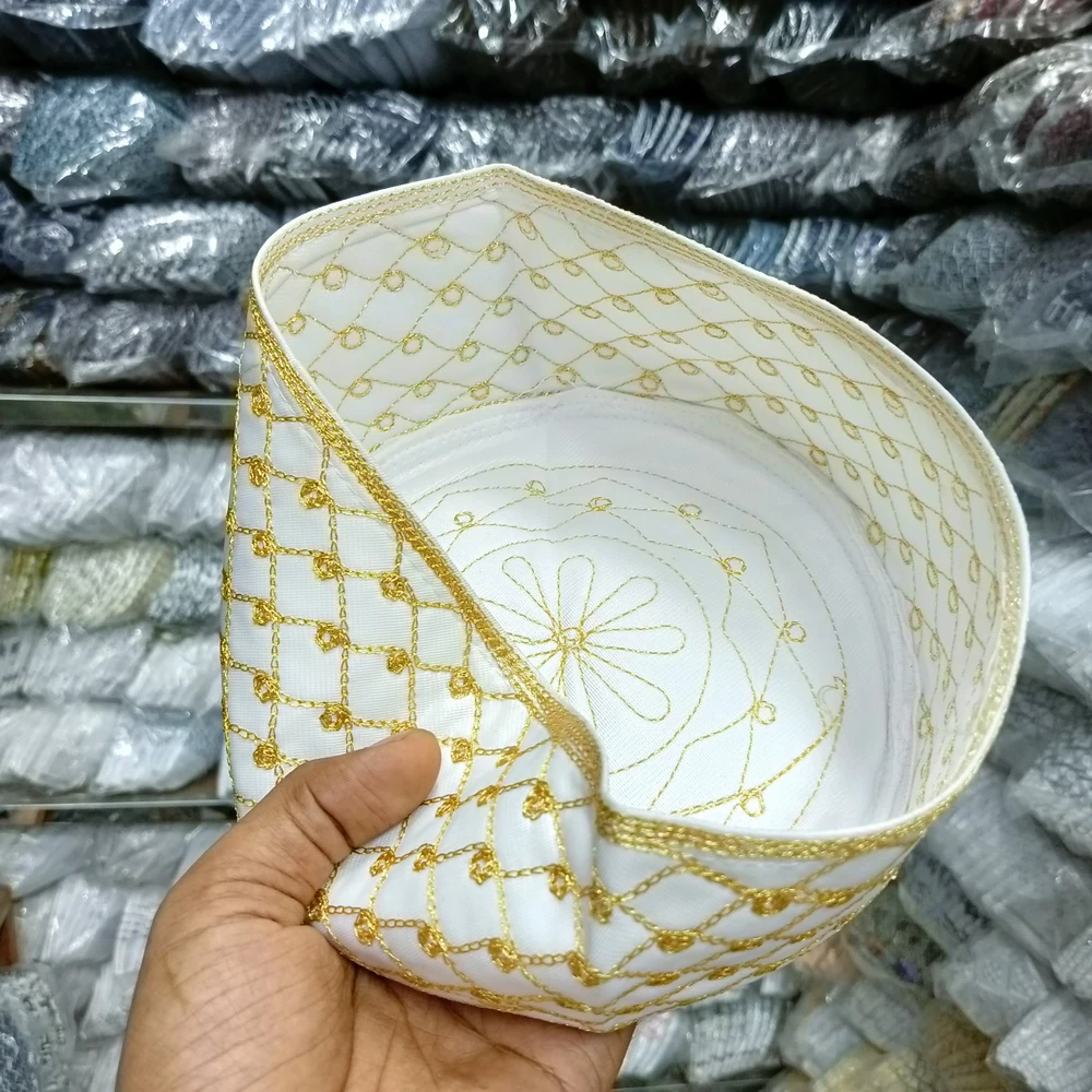 আজহারি টুপি ৪ পিস কম্বো অফার – কালো, সাদা, অলিভ ও গোল্ডেন কালার