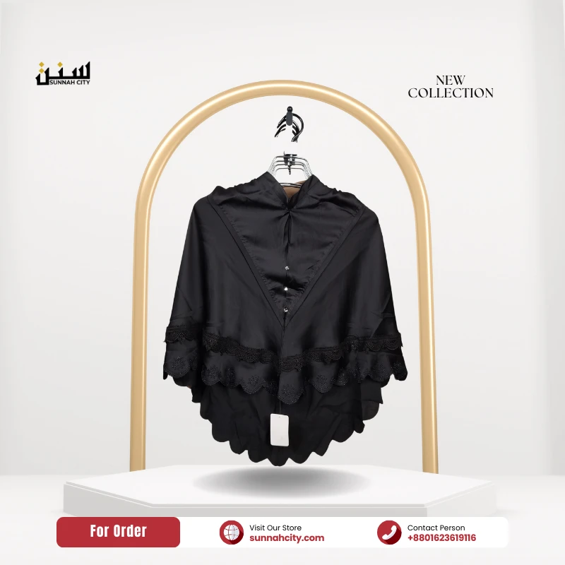 Malaysian Ready Hijab (Black)