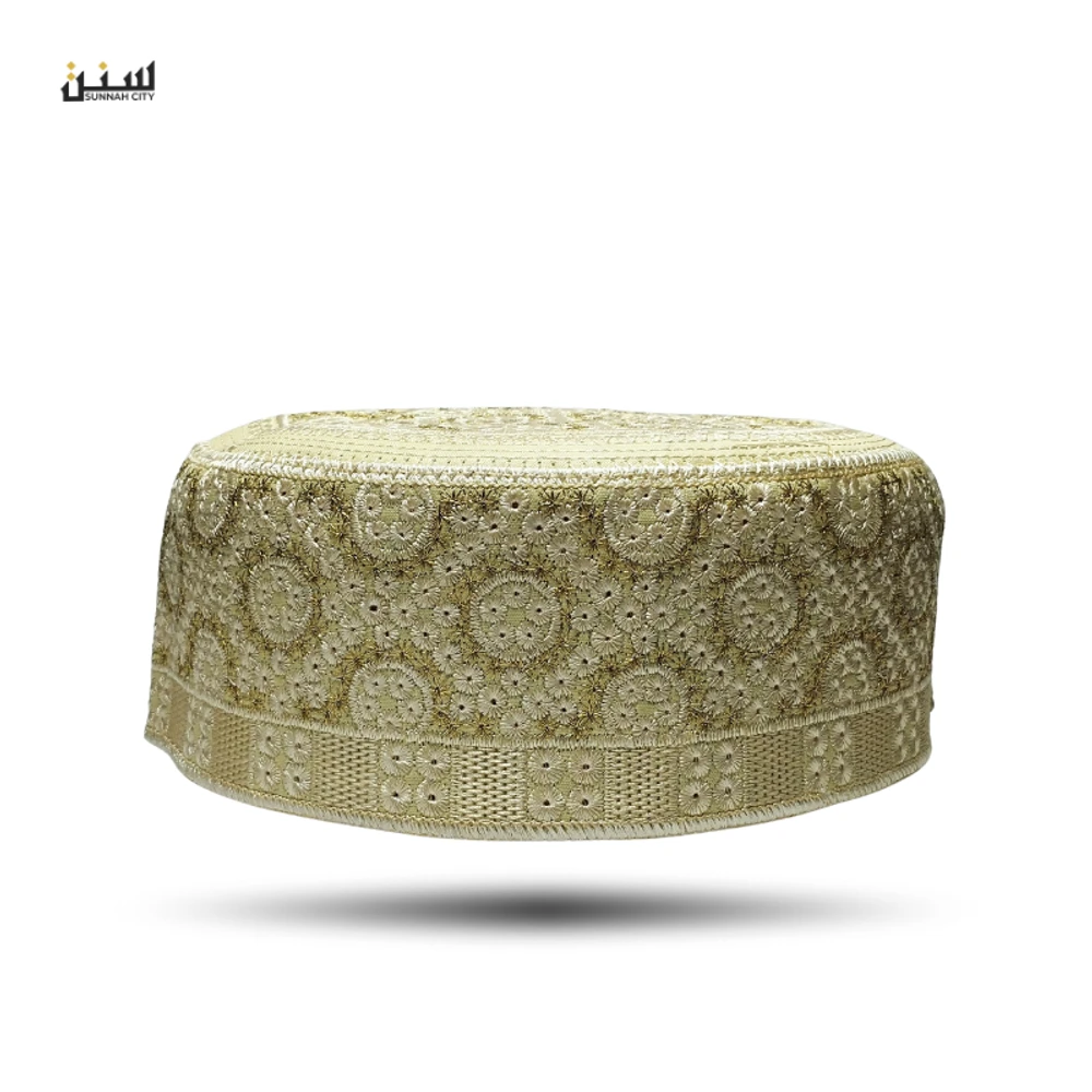 Muslim Prayer Tupi – Golden Color - Image 3