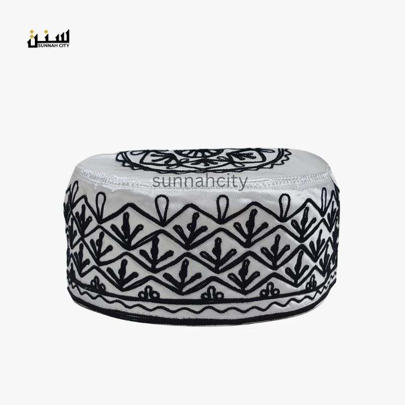 Stylish Black Azhari Tupi – Premium Cap
