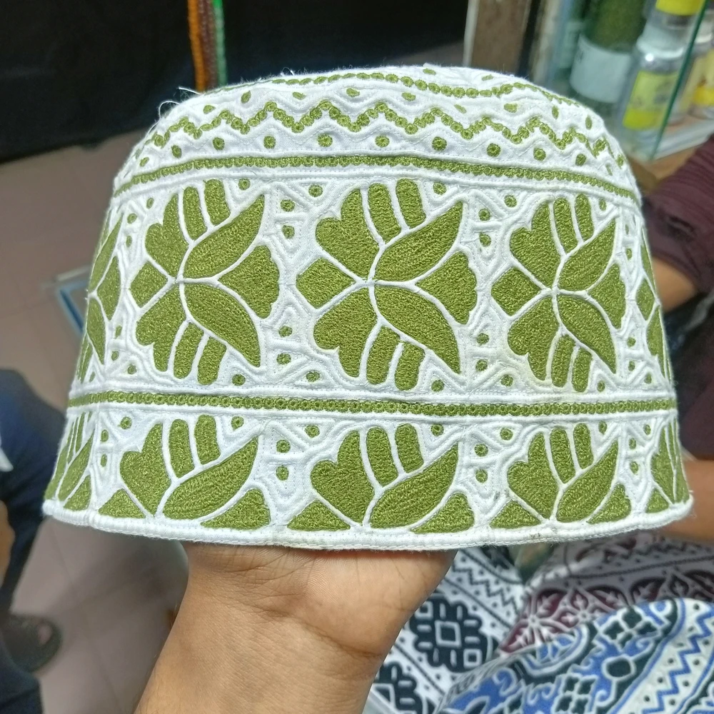 Omani Tupi 55 Size | হাতে বানানো প্রিমিয়াম কটন টুপি
