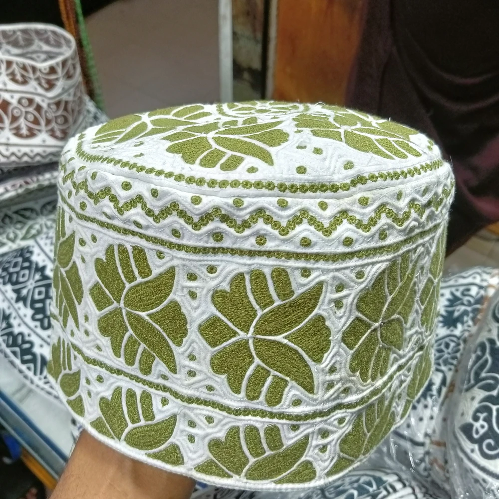Omani Tupi 55 Size | হাতে বানানো প্রিমিয়াম কটন টুপি