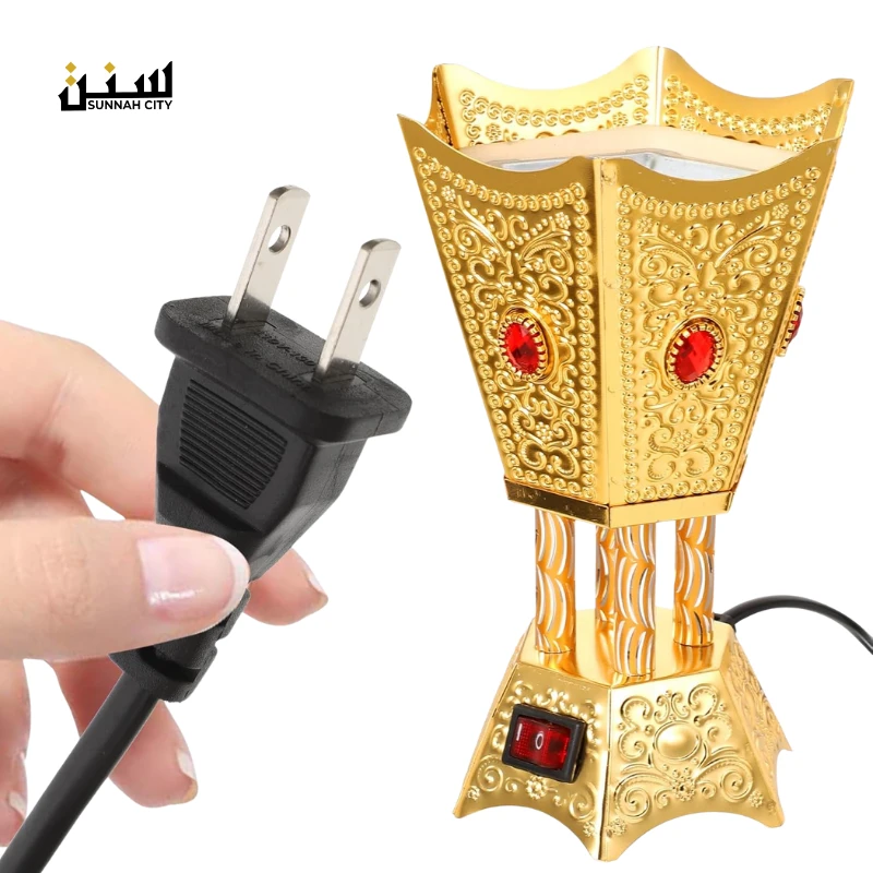 Electric Bakhoor Burner | Metal Incense Holder for Home & Office - Image 3