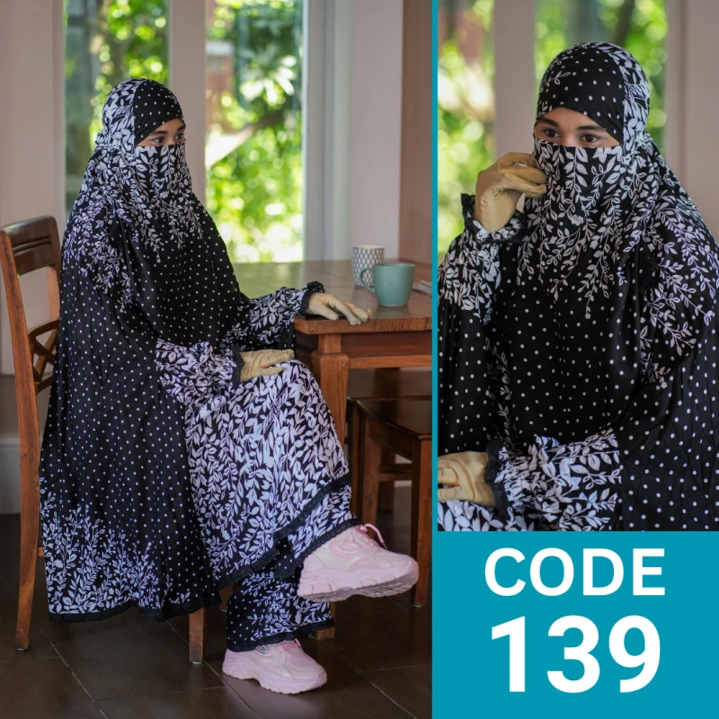 Khimar and Plazo set (139)