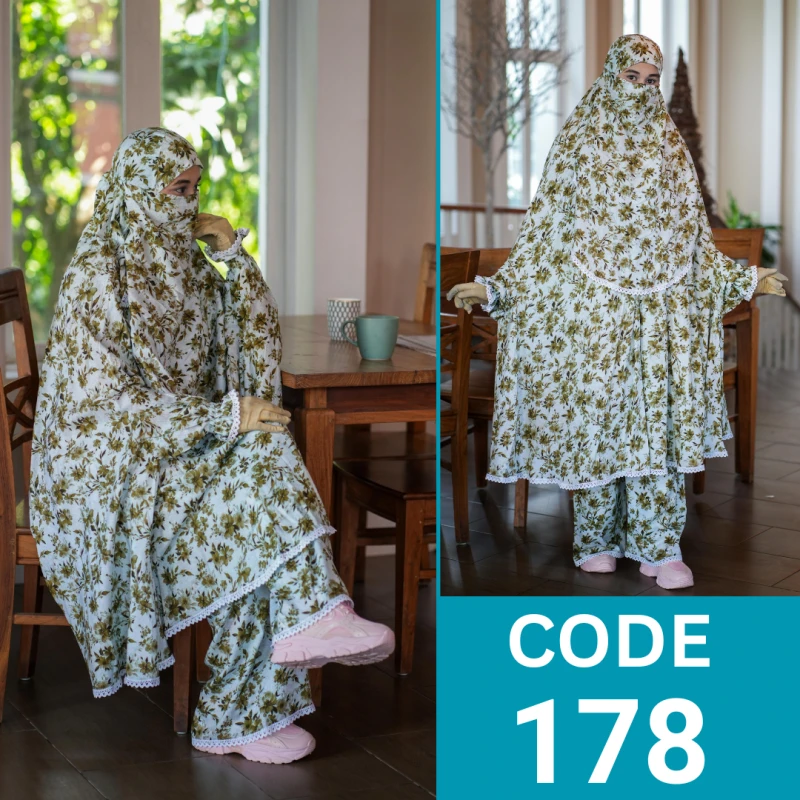 Khimar and Plazo set (178)