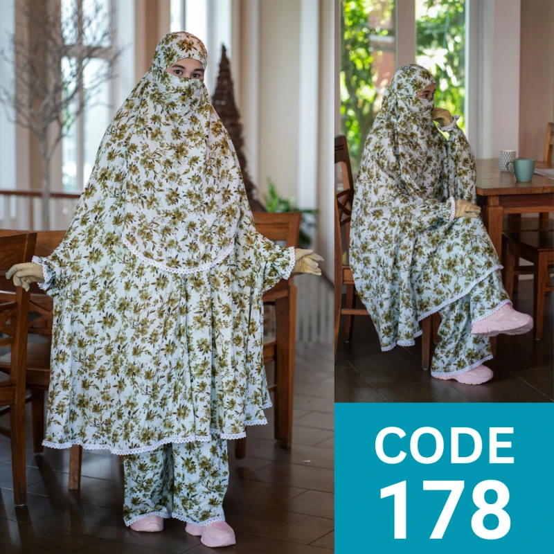 Khimar and Plazo set (178)