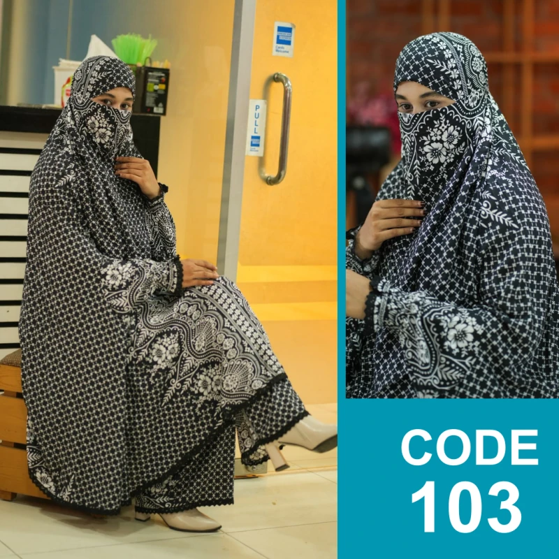 Khimar Plazo set (103)