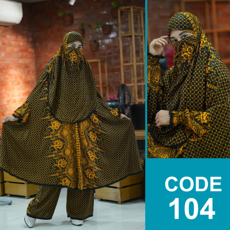 Khimar Plazo set (104)