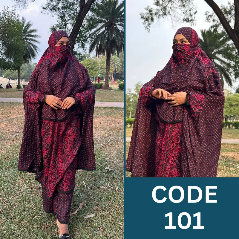 Khimar & Plazu Set (H-101)