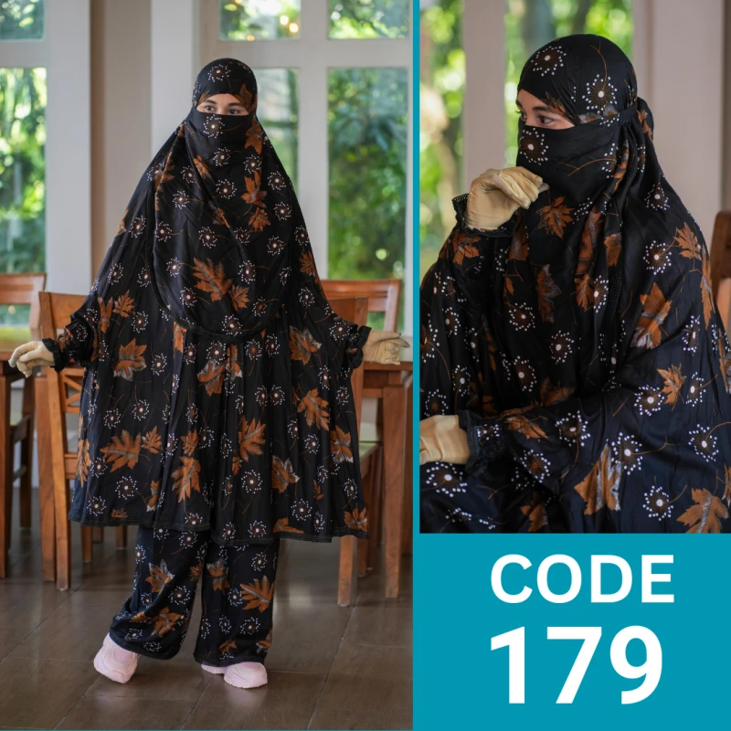 Khimar and Plazo set (179)