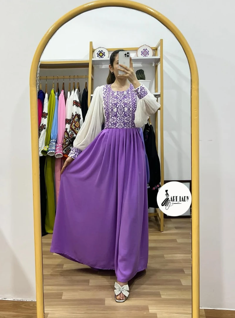 Dubai Cherry Borka Gown