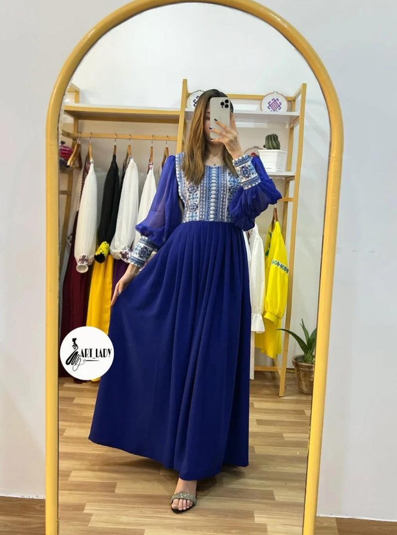 Dubai Cherry Borka Gown - Image 8