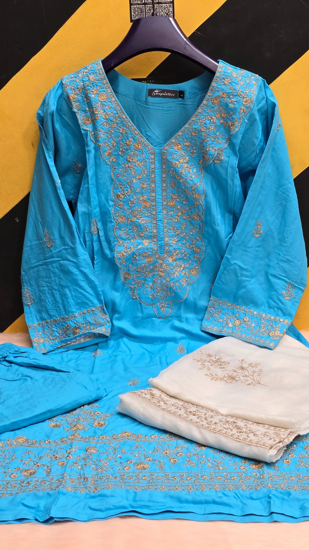 BINDUBALA COTTON 3PIECE SET - Image 4
