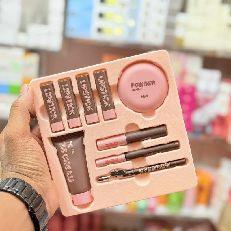 Hivi brand Makeup Set 9 In 1set
