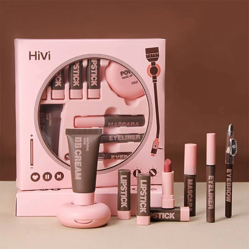 Hivi brand Makeup Set 9 In 1set