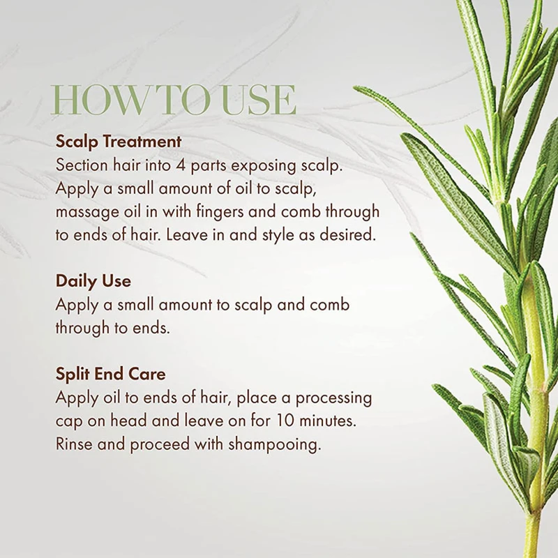 Mielle Rosemary Mint Scalp & Hair Strengthening Oil - Image 3