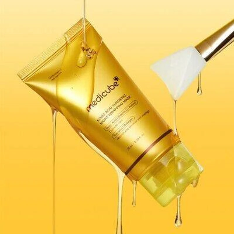 Medicube Kojic Acid Turmeric Night Wrapping Mask - Image 5
