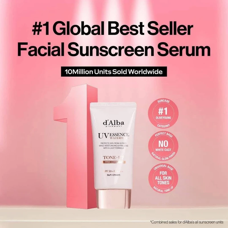 D’alba UV Essence Tone Up Sun Cream
