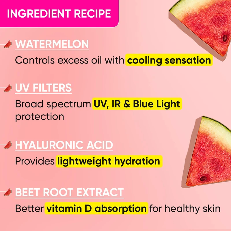 Dot & Key Watermelon Cooling Sunscreen SPF 50+ PA++++ 80gm - Image 3